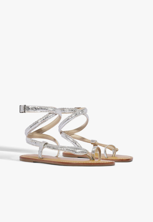 Courtney Metallic Leather Sandal - Schutz Shoes