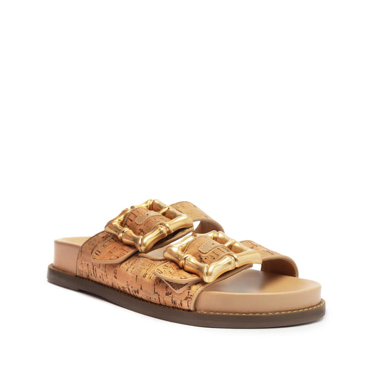Enola Sporty Cork & Nappa Leather Sandal - Schutz Shoes
