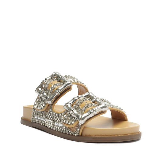 Enola Shine Sporty Leather Sandal - Schutz Shoes