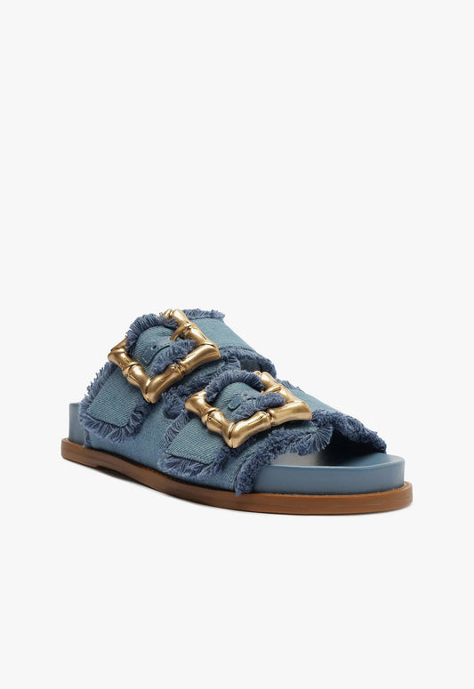 Enola Sporty Denim Sandal - Schutz Shoes