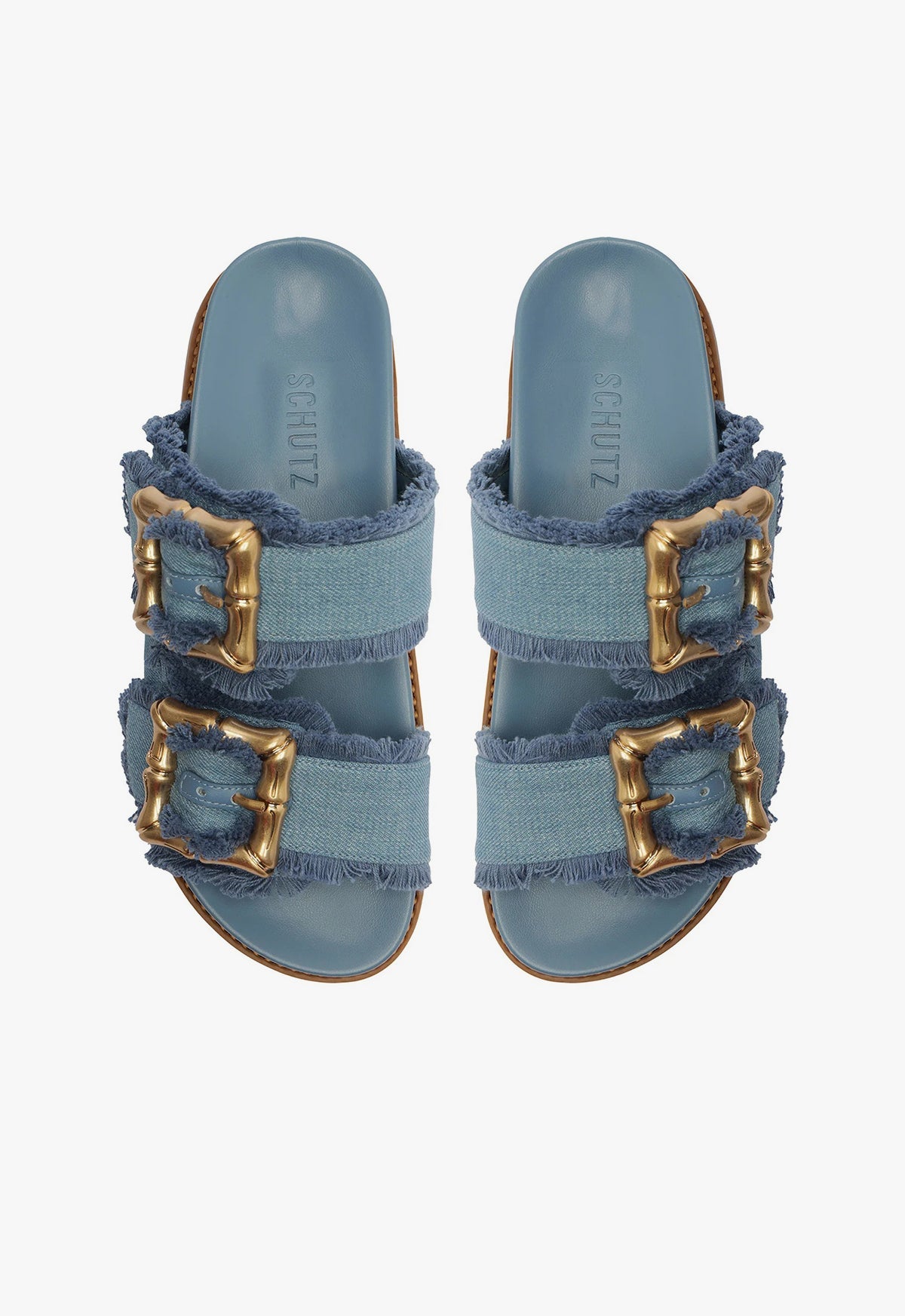 Enola Sporty Denim Sandal - Schutz Shoes