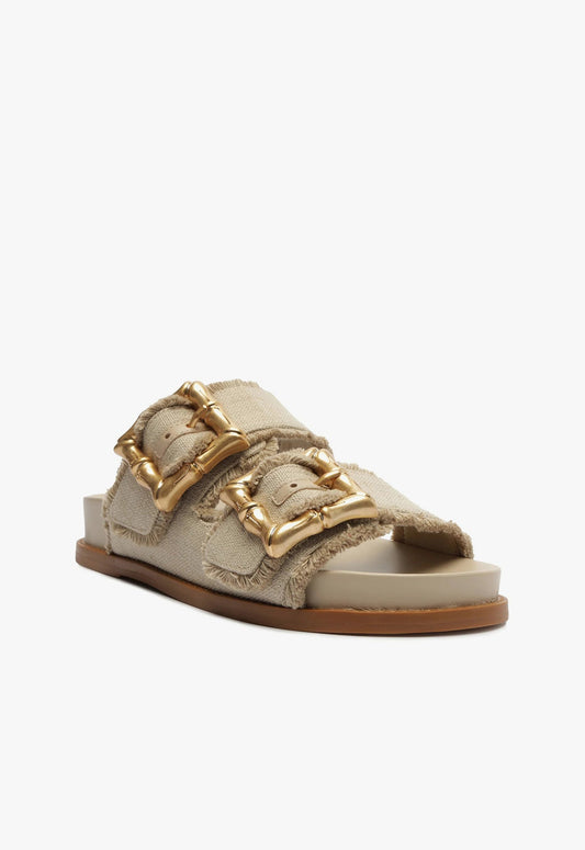 Enola Sporty Linen Sandal - Schutz Shoes