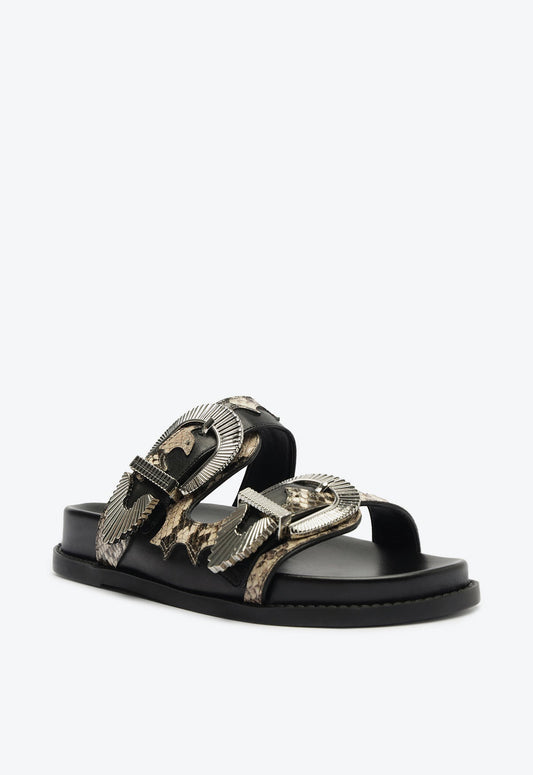 Harper Sporty Leather Sandal - Schutz Shoes
