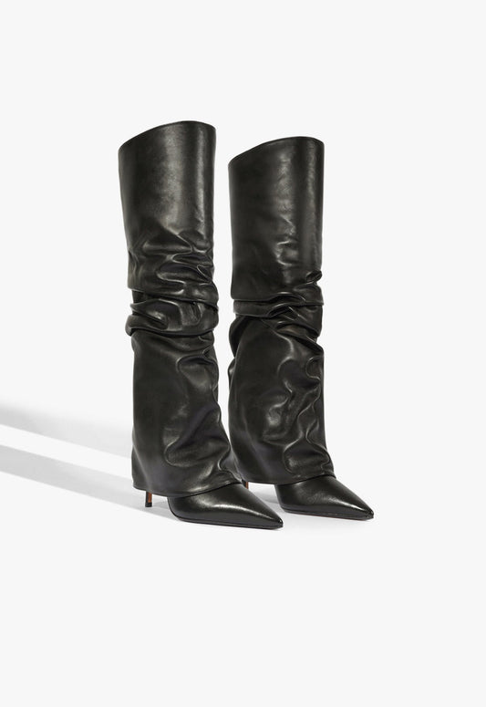 Mikki Up Cloak Leather Boot - Schutz Shoes
