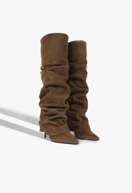 Mikki Up Cloak Suede Boot - Schutz Shoes