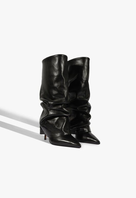 Mikki Cloak Leather Bootie - Schutz Shoes