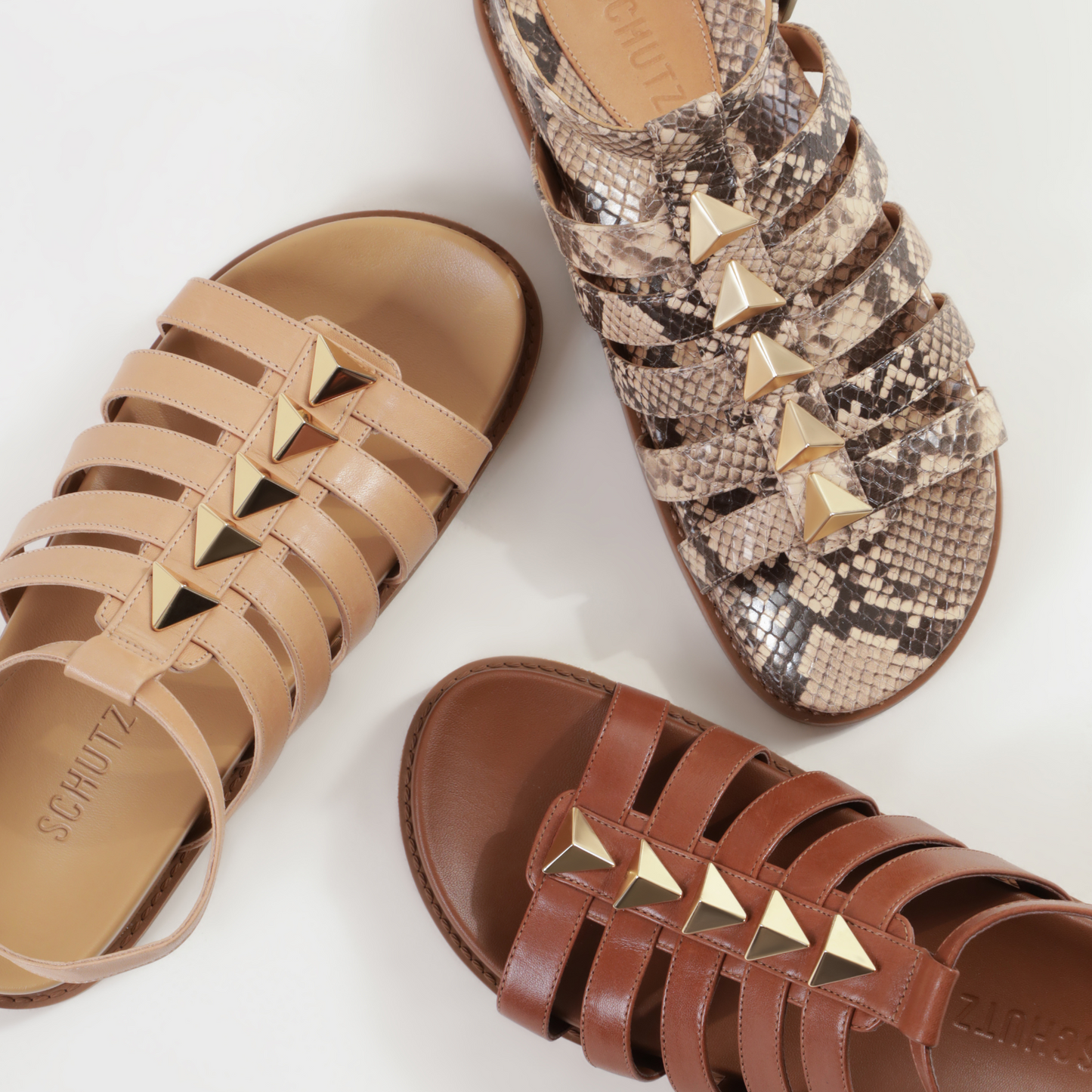 Kyrie Sporty Leather Sandal - Schutz Shoes