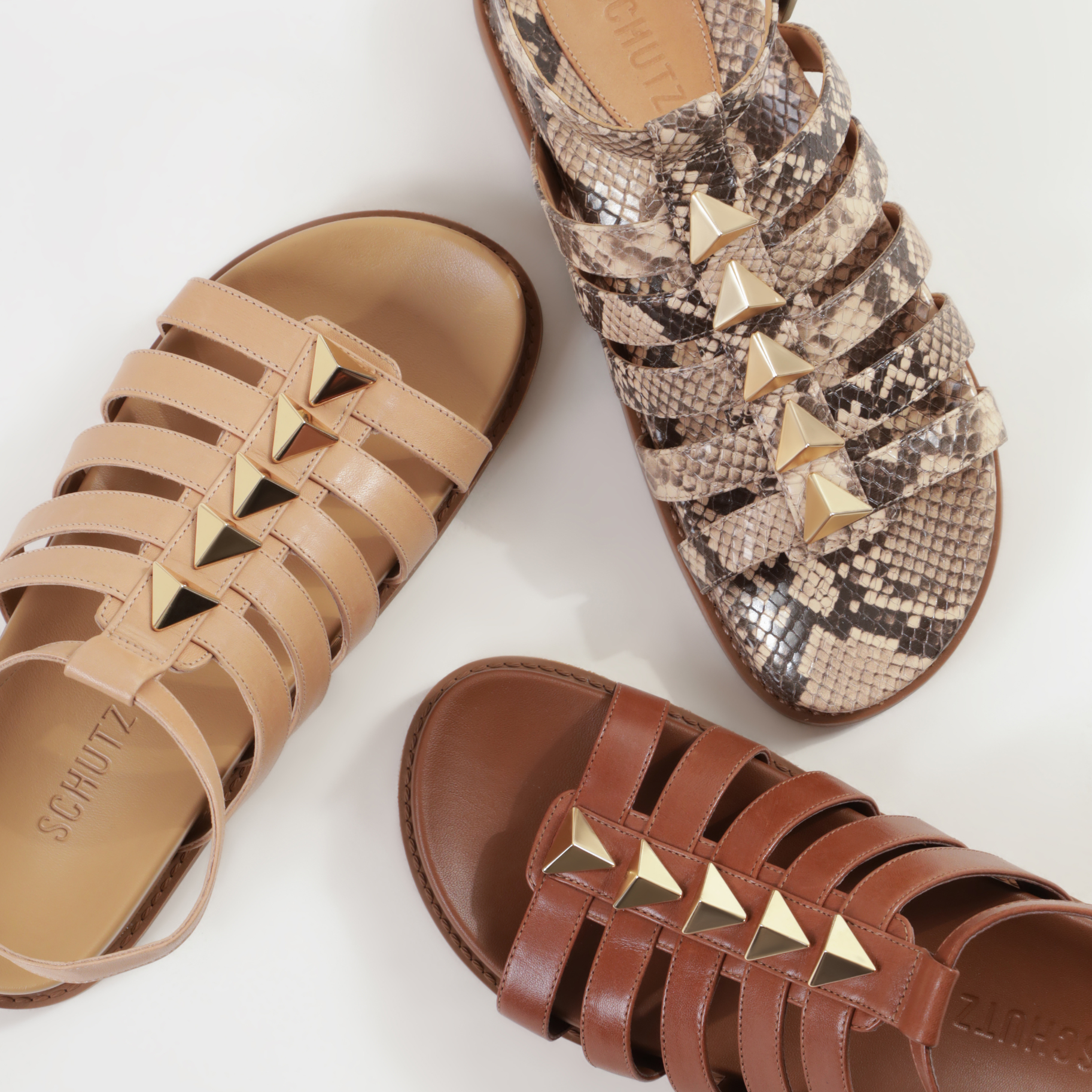 Kyrie Sporty Leather Sandal - Schutz Shoes
