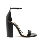Cadey Lee Block Nappa Leather Sandal 5 Black Nappa Leather - Schutz Shoes