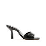 Posseni Sandal 5 Black Crocodile Effect Leather - Schutz Shoes