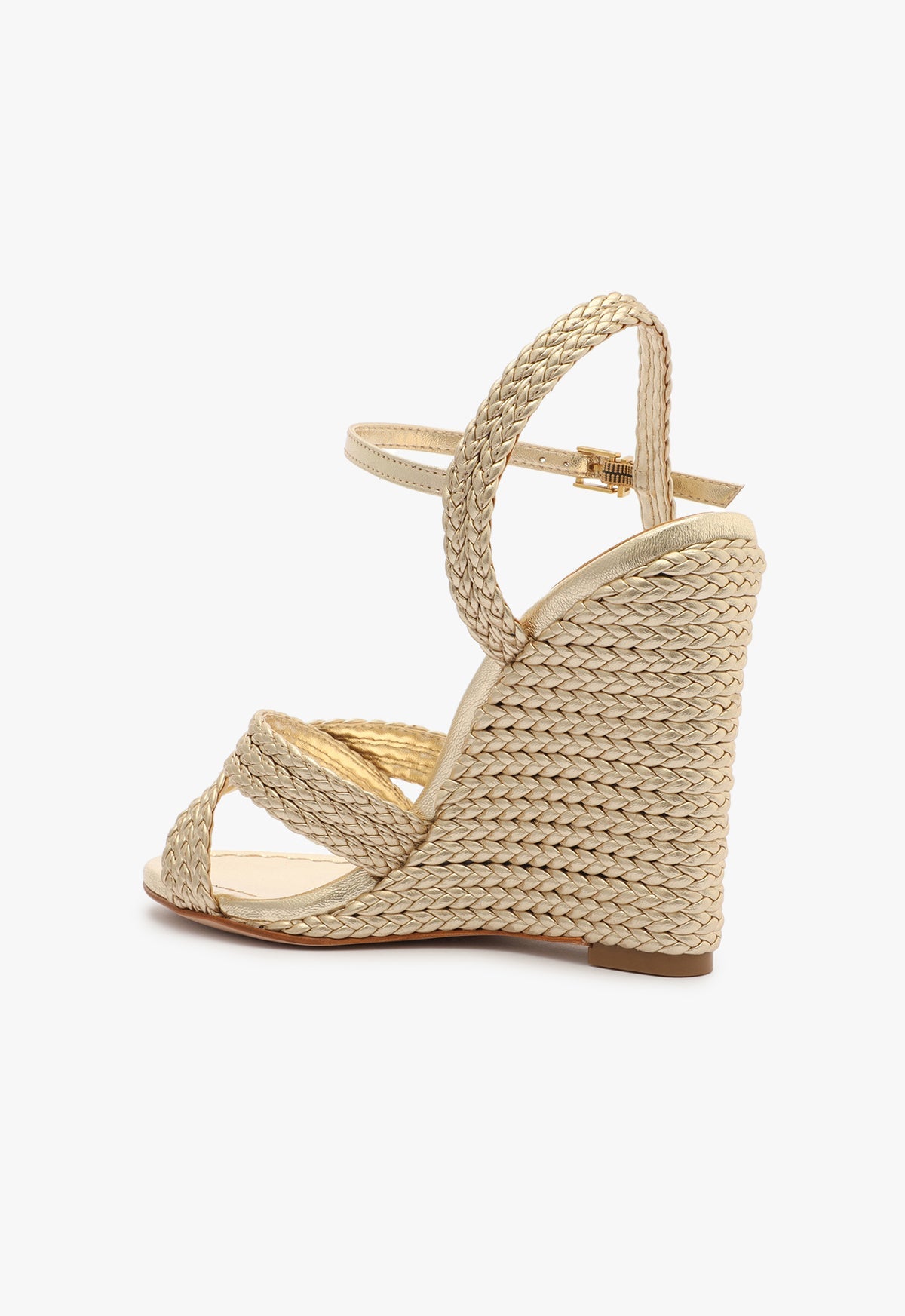 Karima Metallic Nappa Sandal - Schutz Shoes
