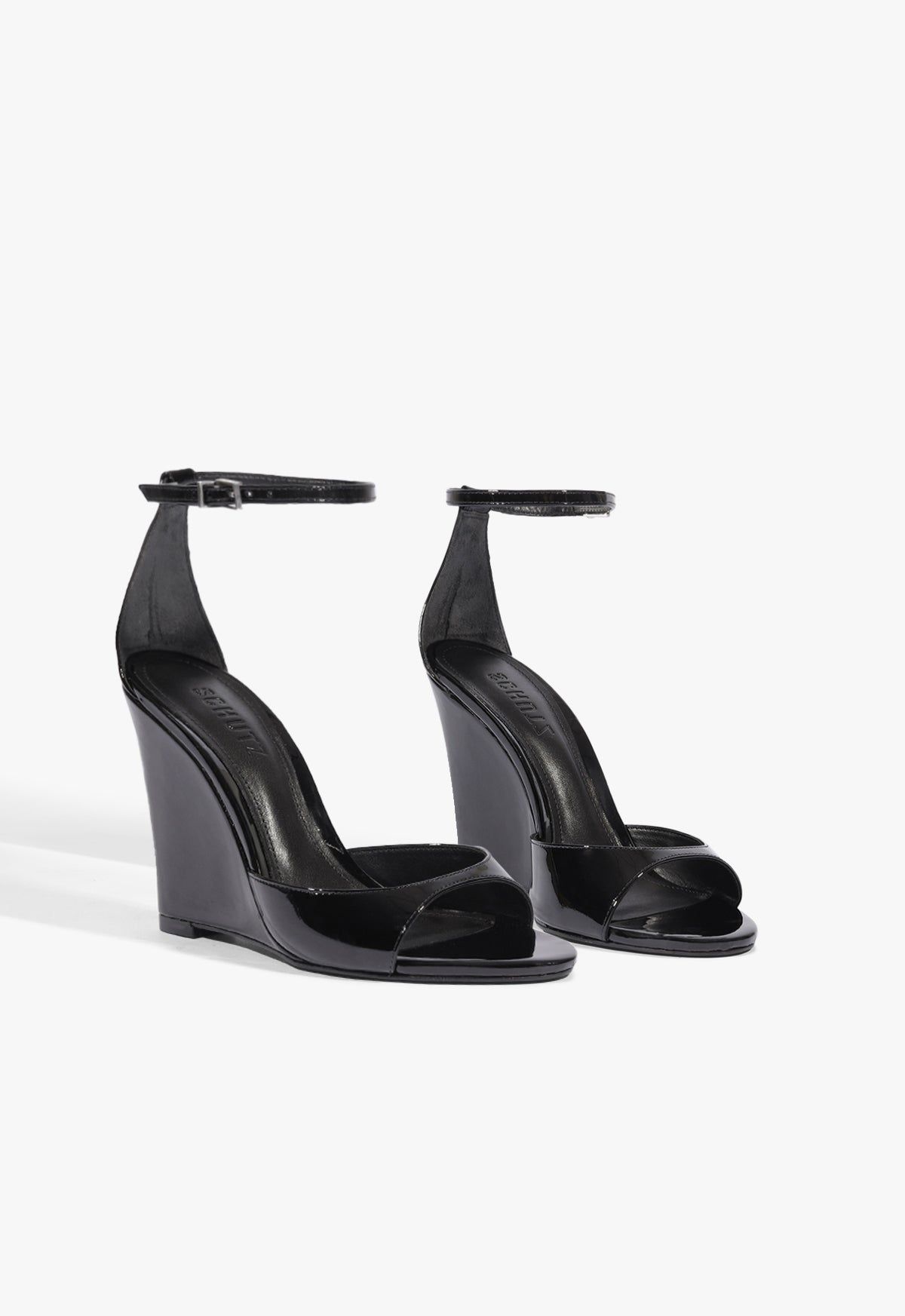 Scarlett Wedge Patent Leather Sandal - Schutz Shoes