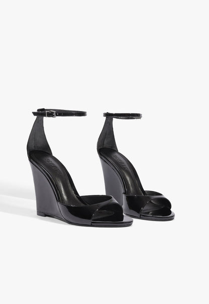 Scarlett Wedge Patent Leather Sandal - Schutz Shoes