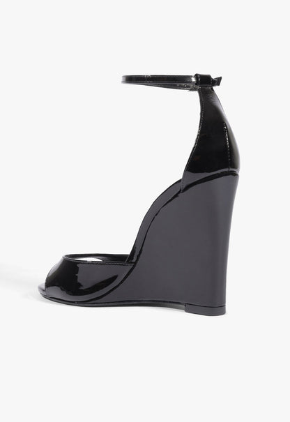 Scarlett Wedge Patent Leather Sandal - Schutz Shoes