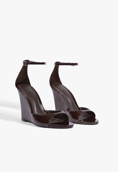 Scarlett Wedge Patent Leather Sandal - Schutz Shoes
