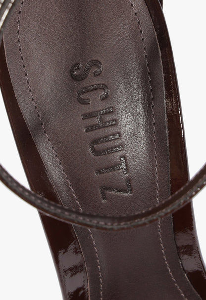 Scarlett Wedge Patent Leather Sandal - Schutz Shoes
