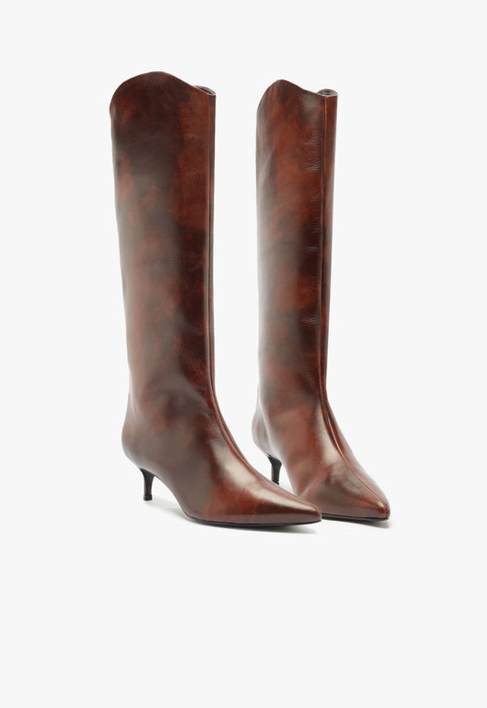 Maryana Lo Leather Boot - Schutz Shoes