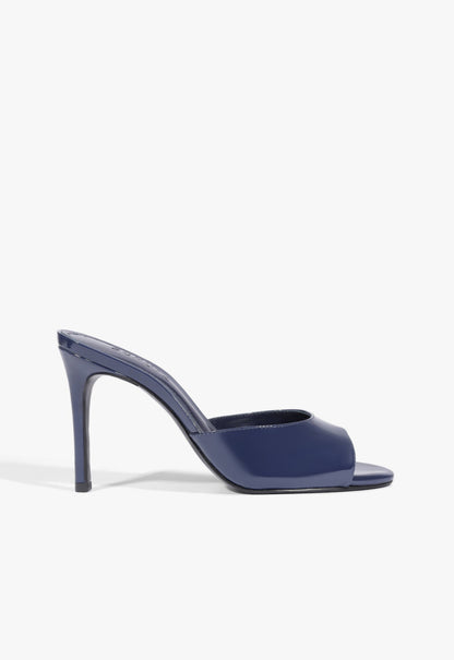 Cloe Patent Sandal 5 Midnight Blue Patent - Schutz Shoes