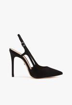 Boris High Stiletto Black Pump 5 Black Nubuck - Schutz Shoes