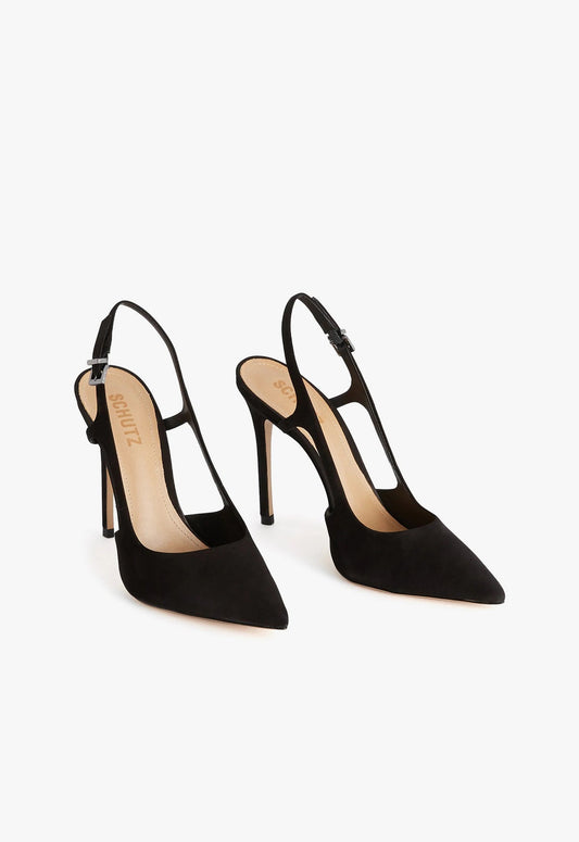 Boris High Stiletto Black Pump - Schutz Shoes