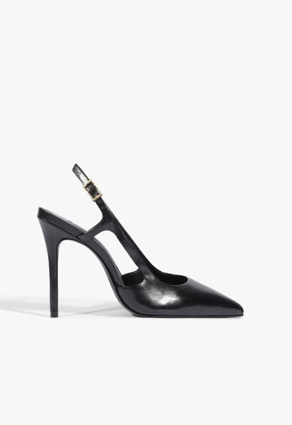 Boris Leather Pump 5 Black Leather - Schutz Shoes