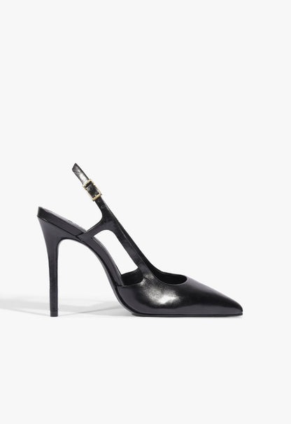 Boris Leather Pump 5 Black Leather - Schutz Shoes