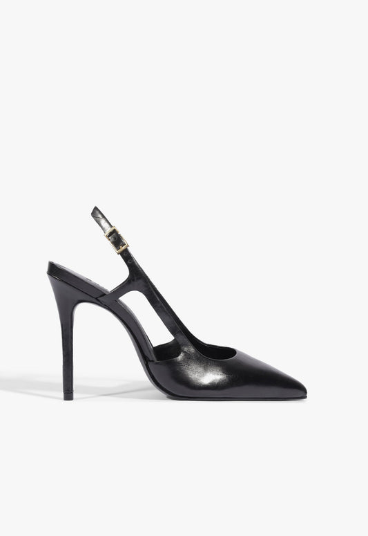 Boris Leather Pump 5 Black Leather - Schutz Shoes