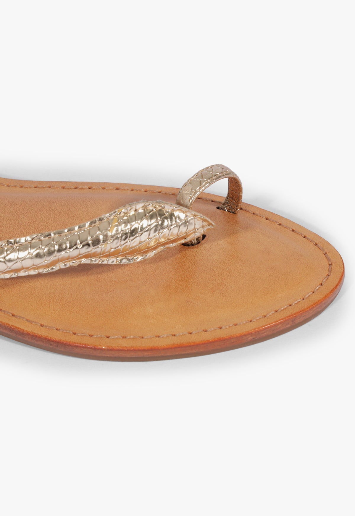 Courtney Metallic Leather Sandal - Schutz Shoes