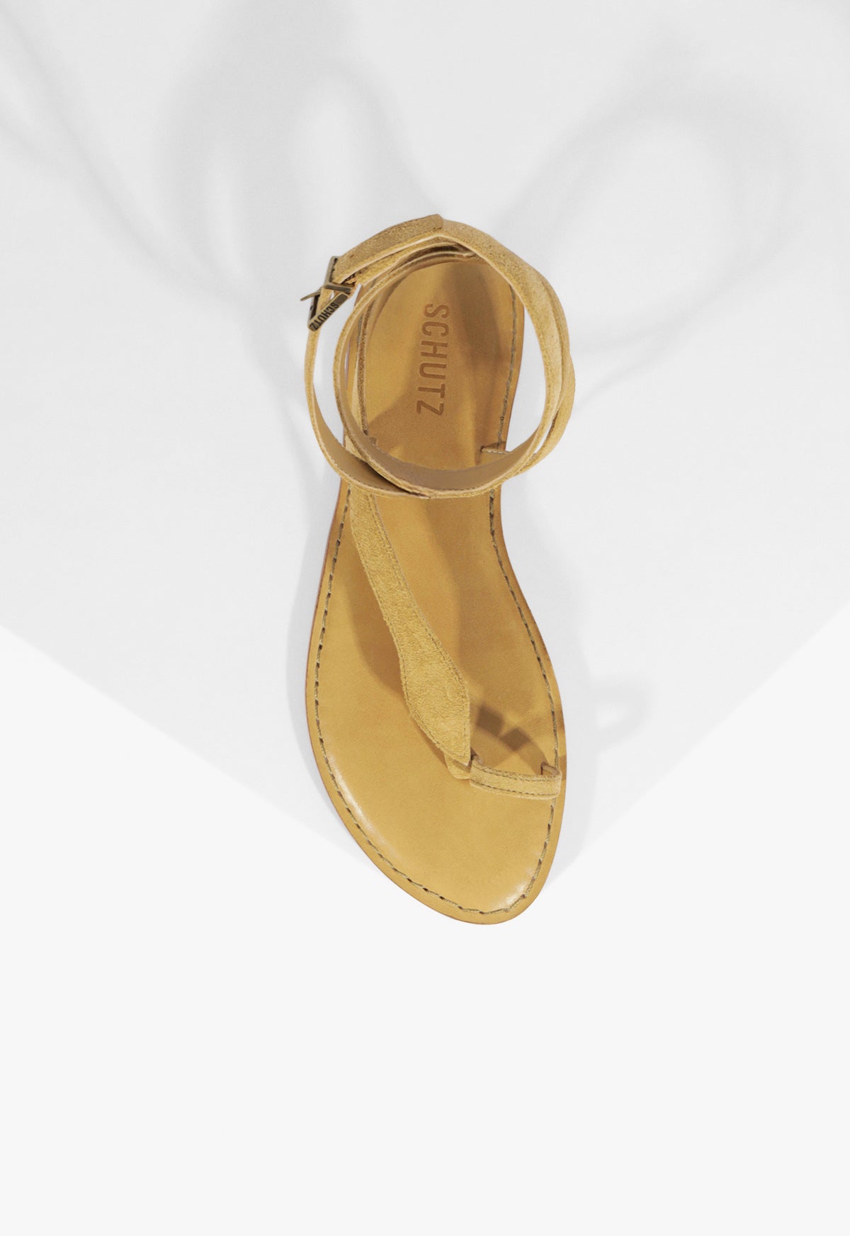 Cleo Suede Flat Sandal - Schutz Shoes
