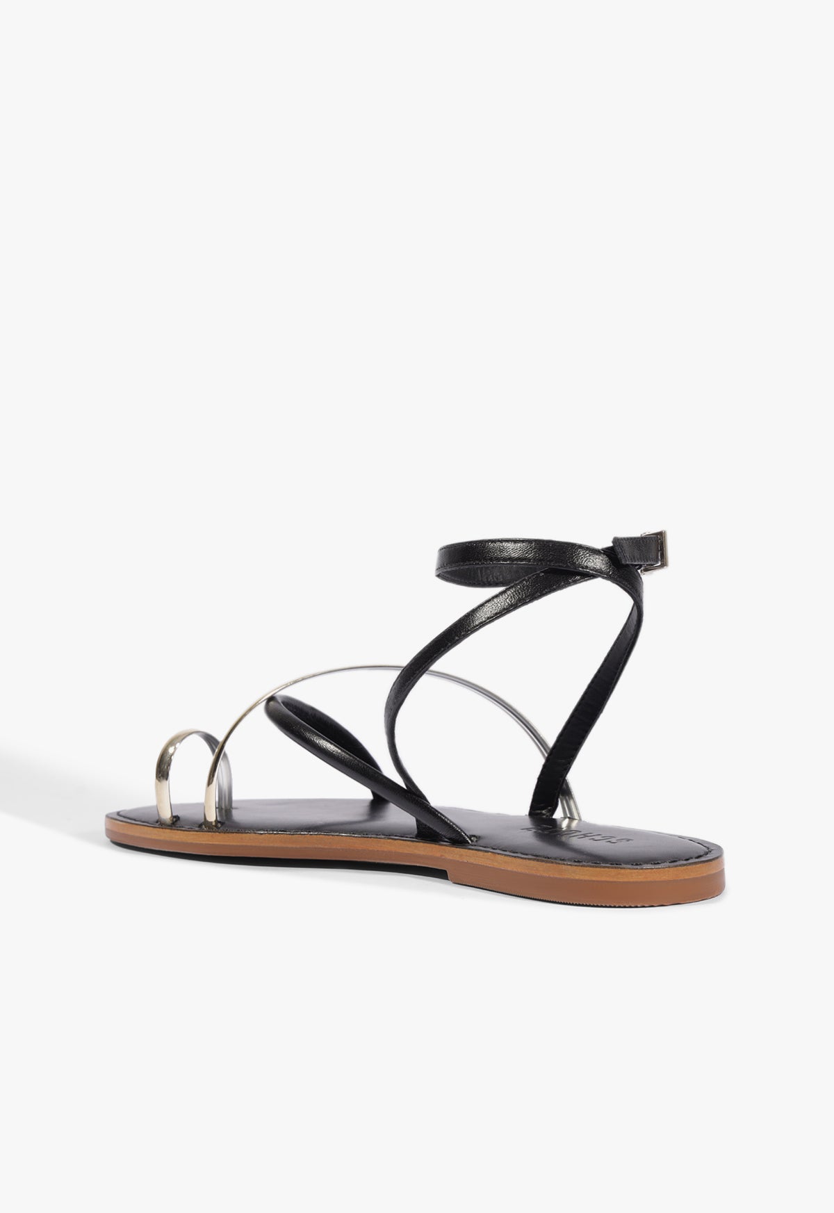 Valeria Leather Flat Sandal - Schutz Shoes