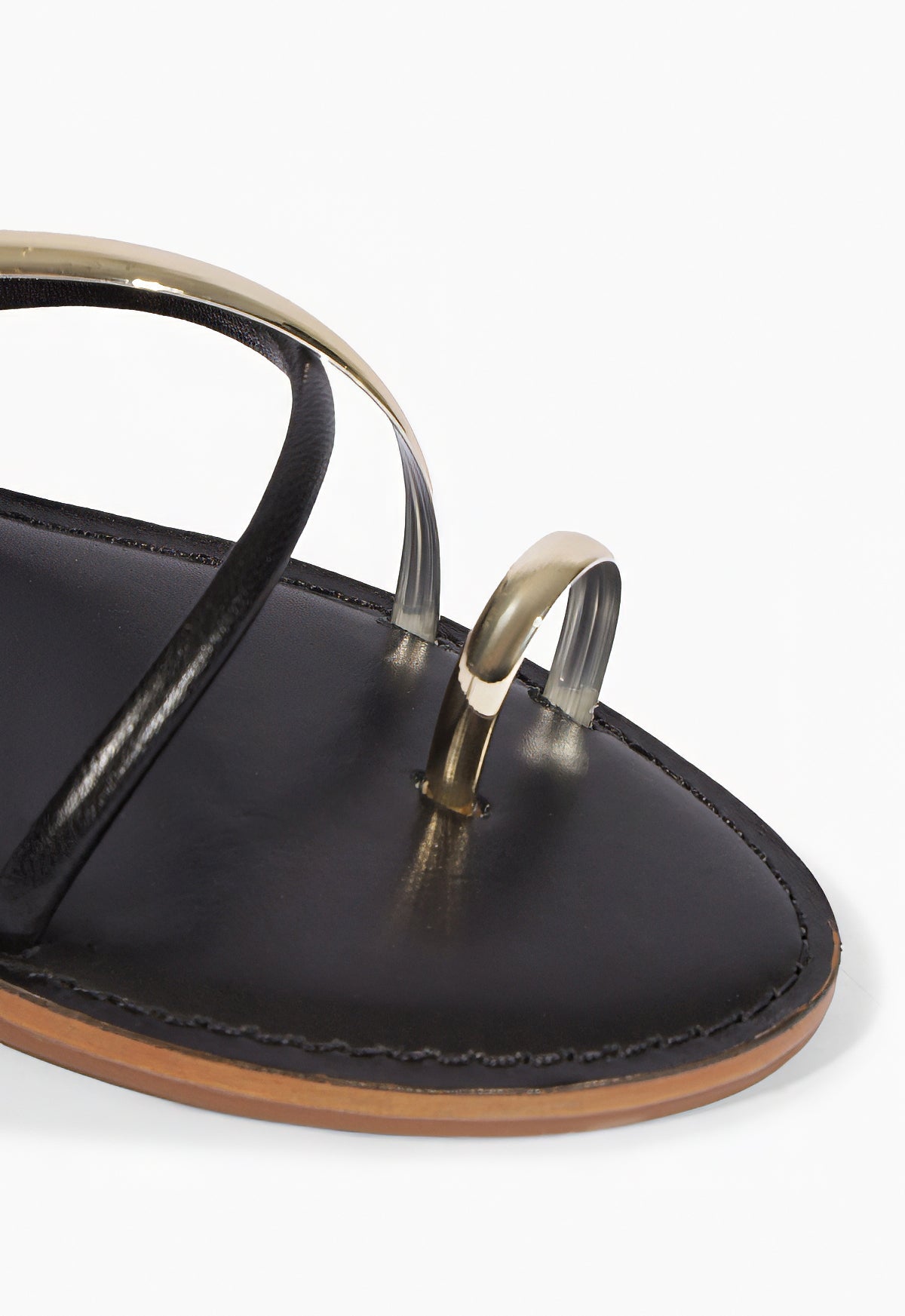 Valeria Leather Flat Sandal - Schutz Shoes