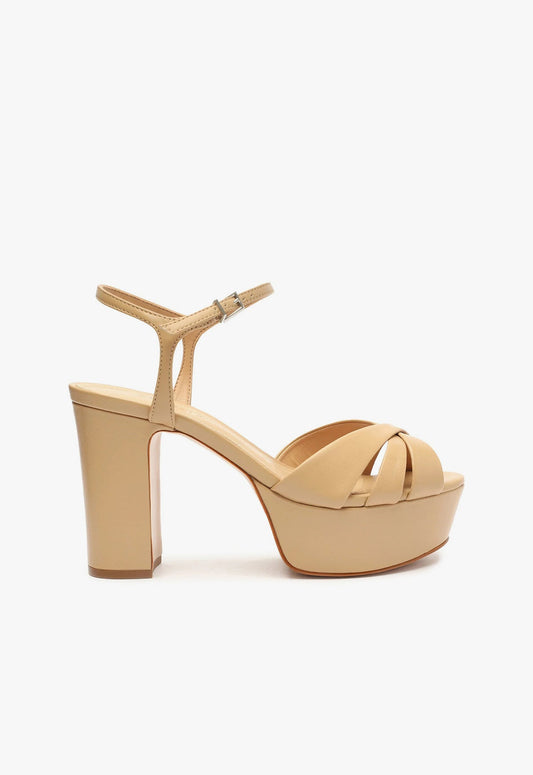 Keefa Sandal 5 Light Nude Deluxe Nappa - Schutz Shoes