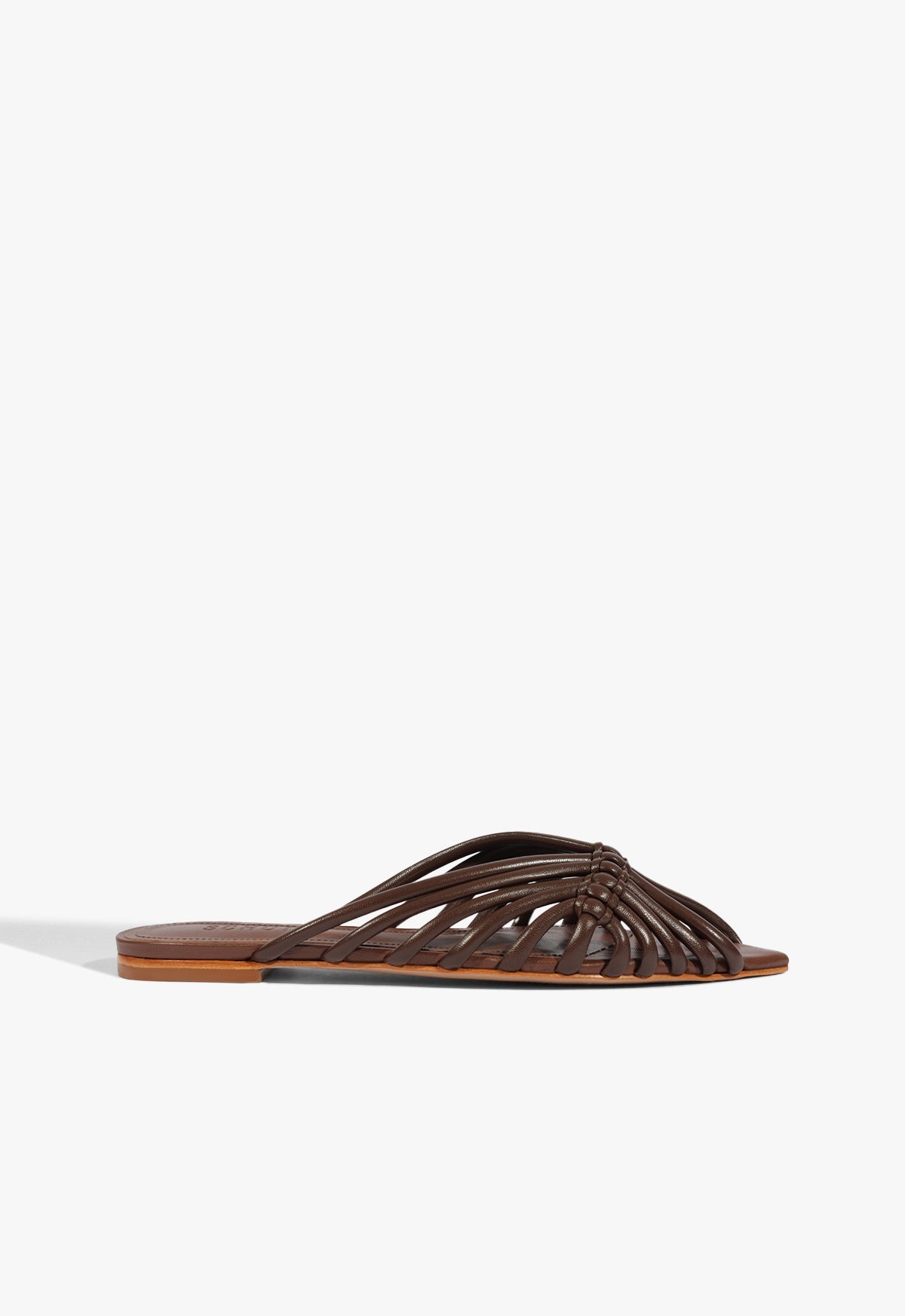 Aylen Leather Sandal 5 Root Brown Leather - Schutz Shoes