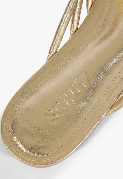 Aylen Metallic Sandal - Schutz Shoes