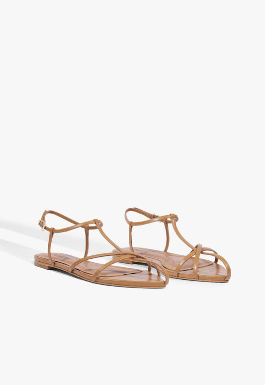 Lowen Leather Flat Sandal - Schutz Shoes