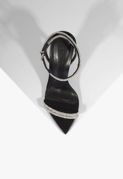 Skye Shine Leather Stiletto Sandal - Schutz Shoes