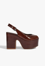 Brandi Sandal 5 Root Brown Leather - Schutz Shoes
