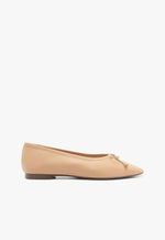 Arissa Beige Leather Ballet Flat 5 Honey Beige Leather - Schutz Shoes