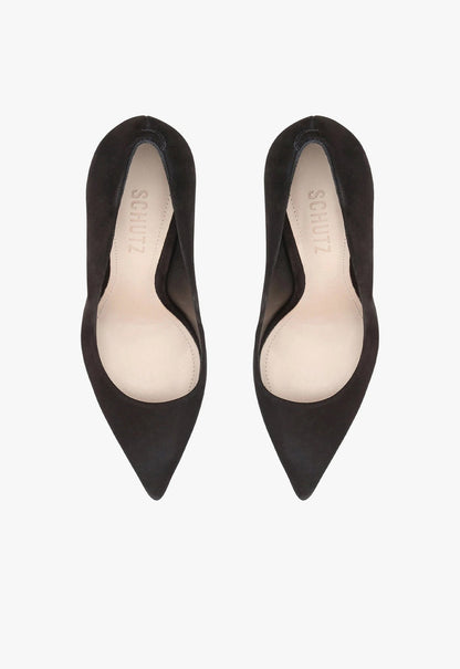 Lou High Stiletto Black Pump - Schutz Shoes