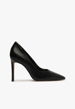 Lou High Stiletto Black Pump 5 Black Nappa Leather - Schutz Shoes