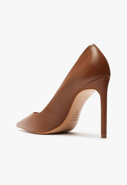 Lou High Stiletto Brown Pump - Schutz Shoes