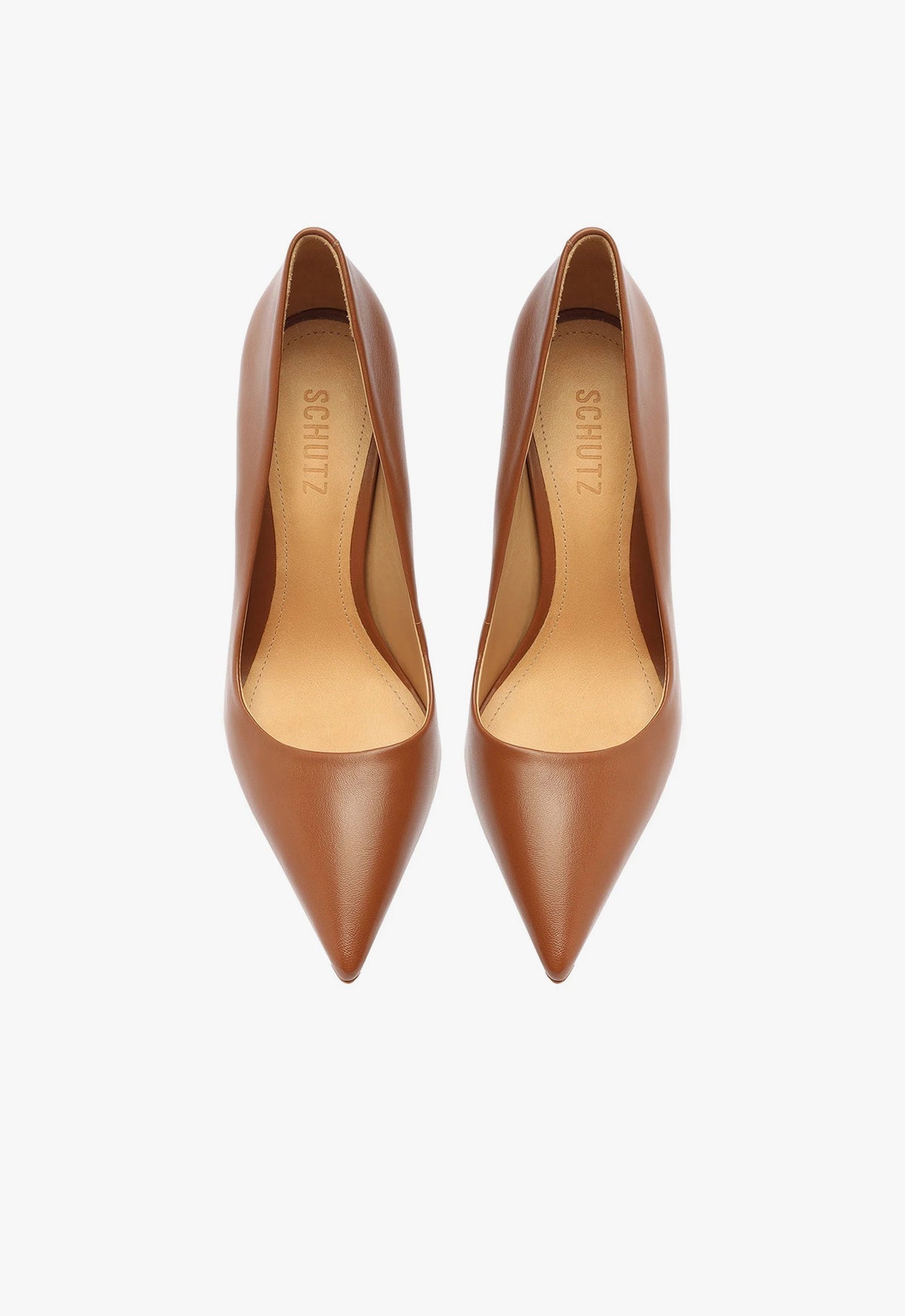 Lou High Stiletto Brown Pump - Schutz Shoes