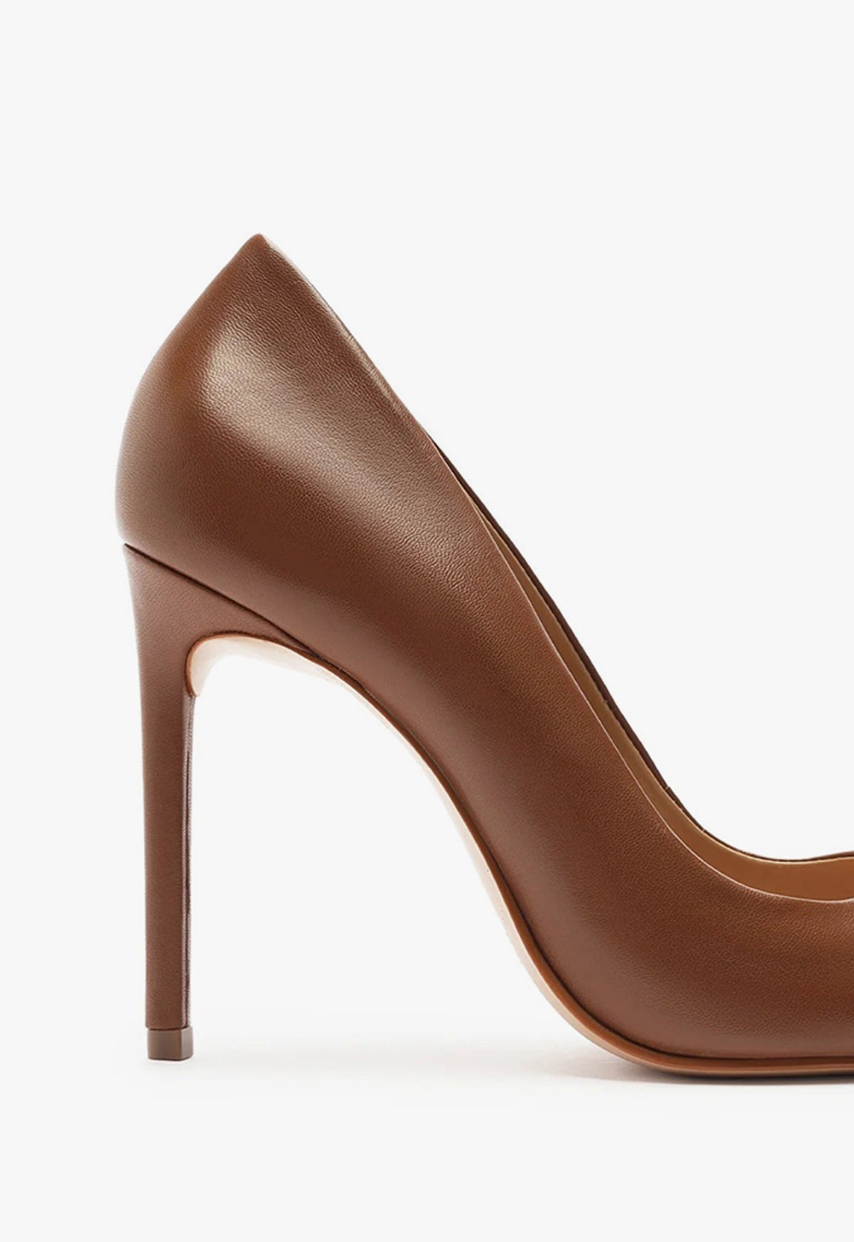 Lou High Stiletto Brown Pump - Schutz Shoes