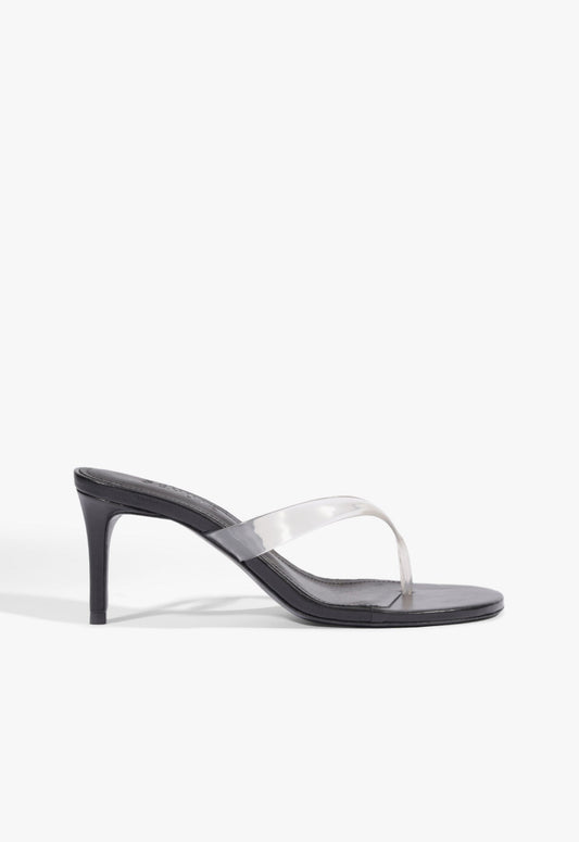 Roslyn Jelly Thong Sandal 5 Black Synthetic - Schutz Shoes