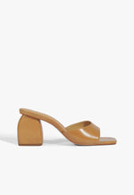 Leena Leather Sandal 5 Light Wood Leather - Schutz Shoes