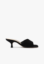 Dethalia Sandal 5 Black Nubuck Leather - Schutz Shoes