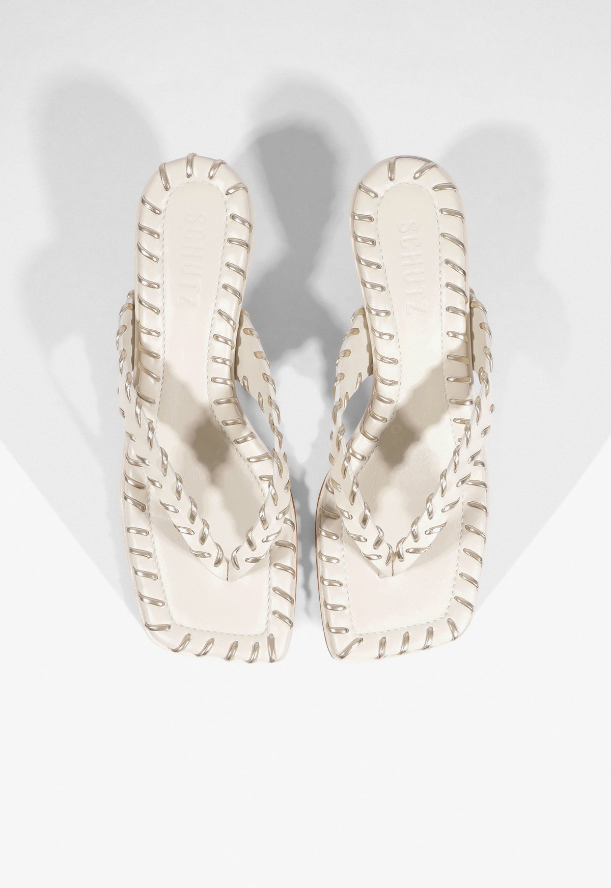 Nayra Leather Thong Sandal - Schutz Shoes