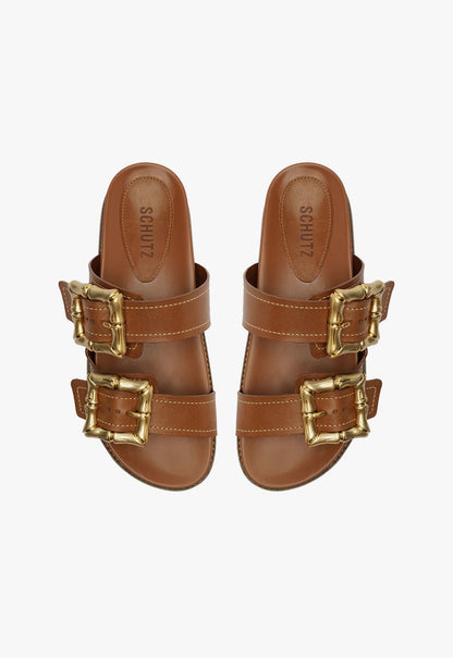Enola Sporty Leather Sandal - Schutz Shoes
