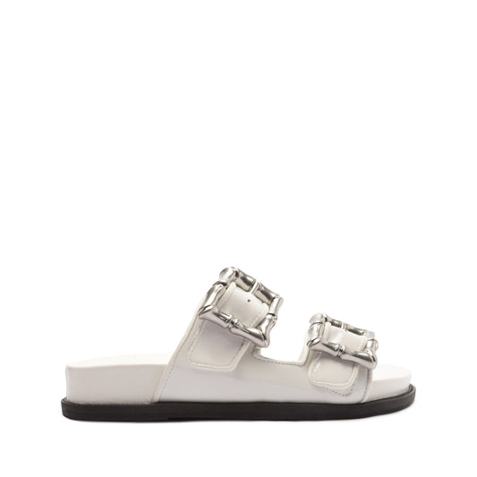 Enola Casual Sporty Sandal 5 Pearl Nappa Leather - Schutz Shoes