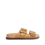 Enola Sporty Cork & Nappa Leather Sandal 5 Beige Cork & Nappa Leather - Schutz Shoes